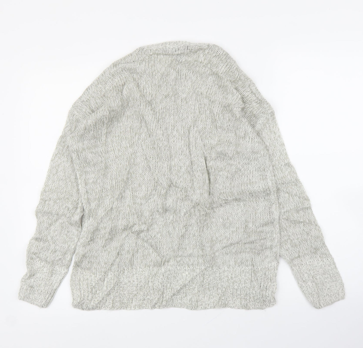 Womens UK Size S New Look Grey Pullover Jumper