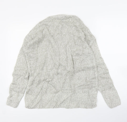 Womens UK Size S New Look Grey Pullover Jumper