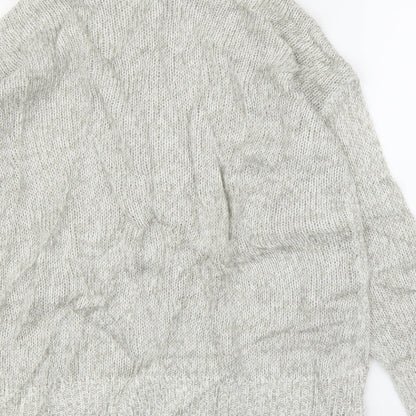 Womens UK Size S New Look Grey Pullover Jumper