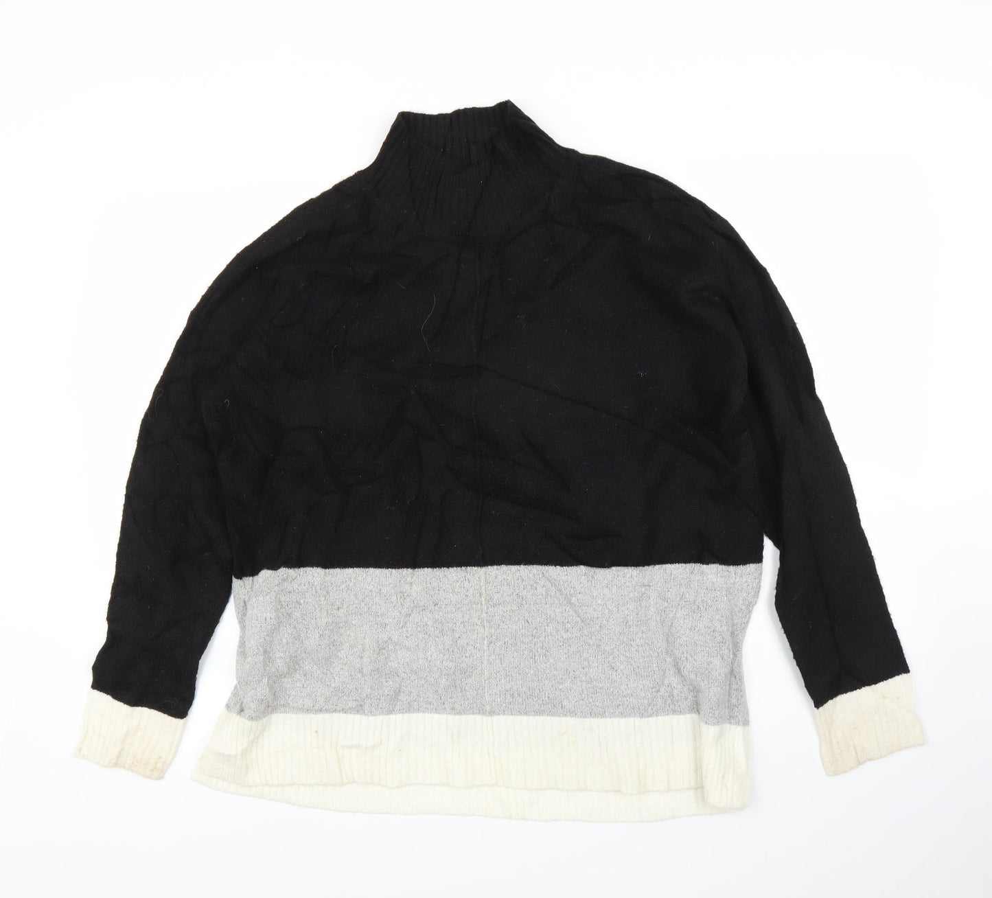 Womens UK Size M Oasis Black Pullover Jumper