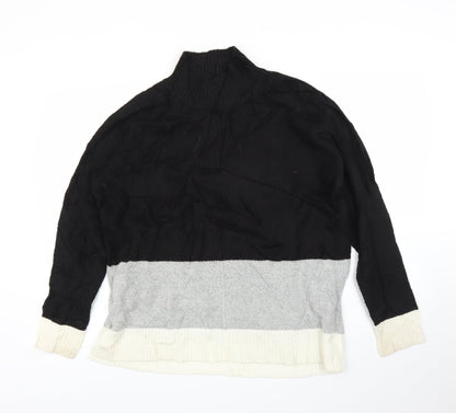 Womens UK Size M Oasis Black Pullover Jumper
