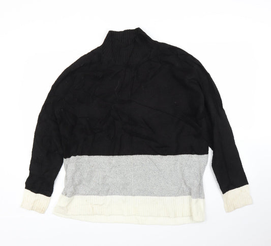 Womens UK Size M Oasis Black Pullover Jumper