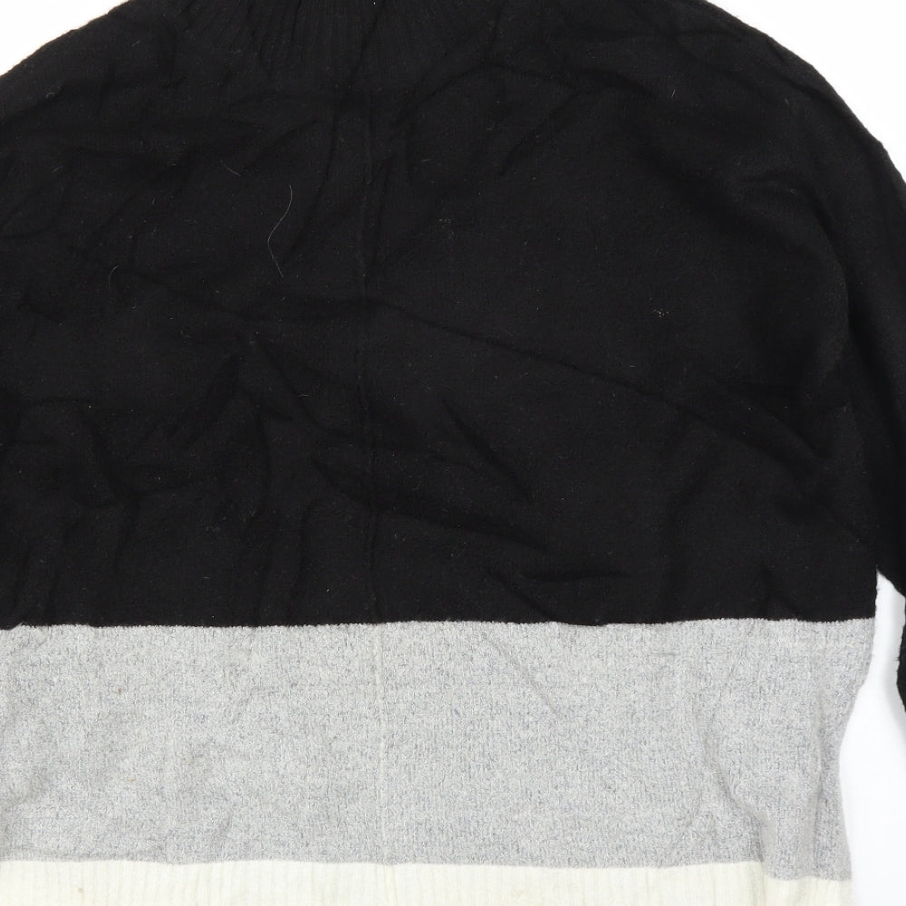 Womens UK Size M Oasis Black Pullover Jumper
