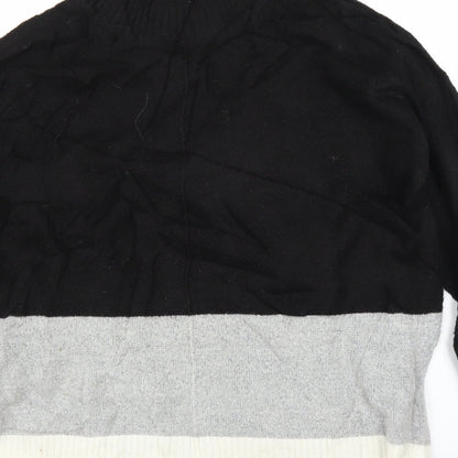 Womens UK Size M Oasis Black Pullover Jumper
