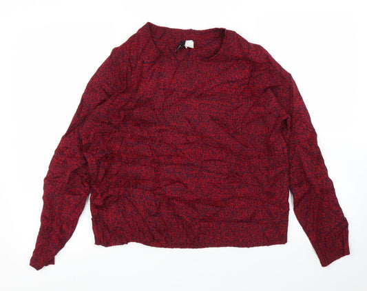 Womens UK Size M H&M Purple Pullover Jumper