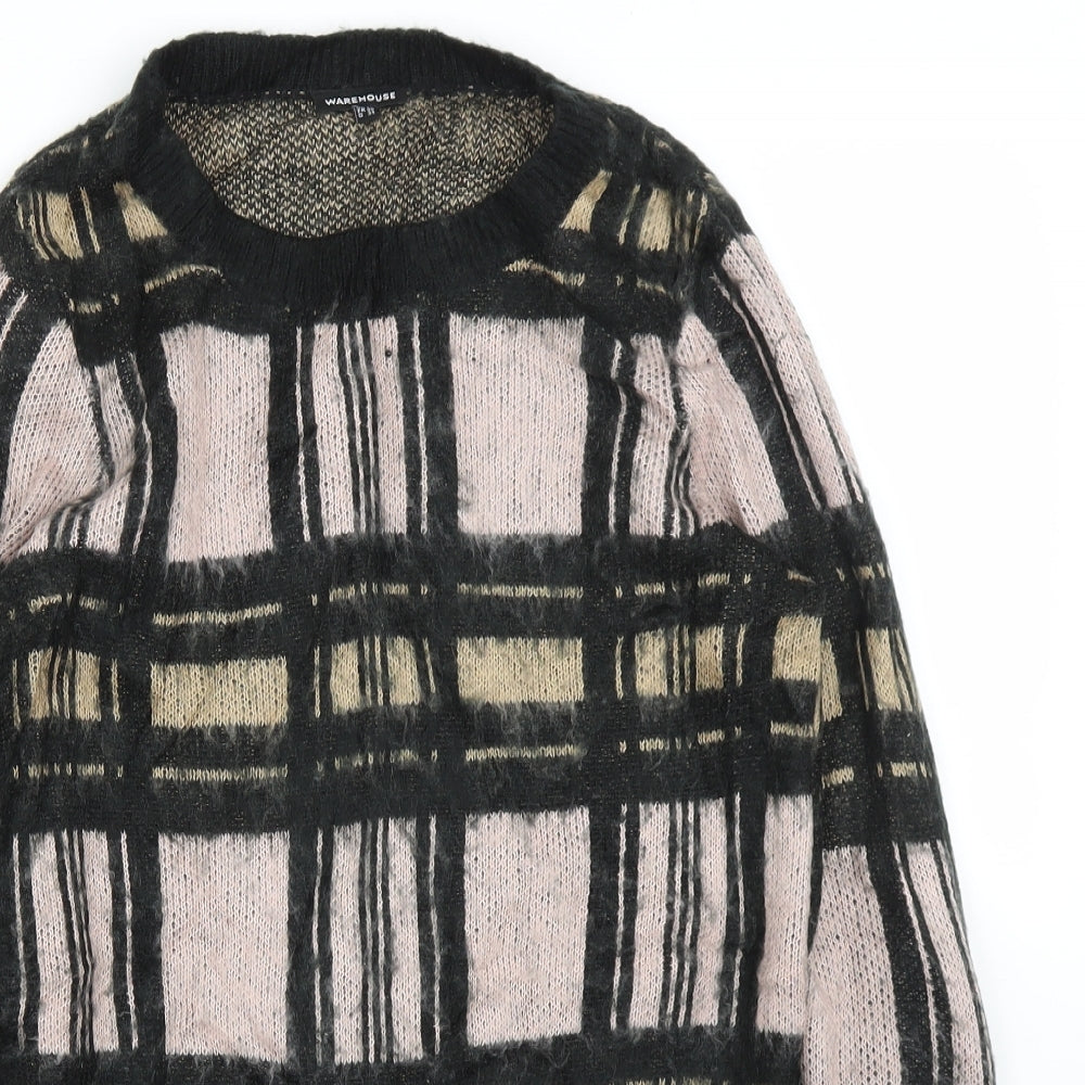 Womens UK Size 8 Warehouse Pink Pullover Jumper