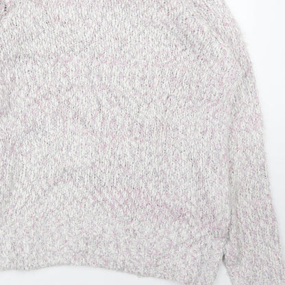 Womens UK Size S Isle Pink Pullover Jumper