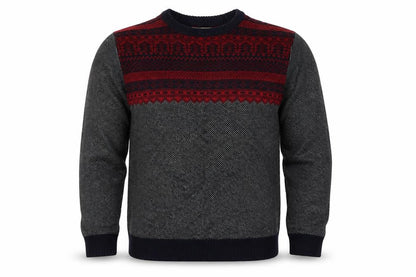 Mens UK Size L Avenue Grey Pullover Jumper