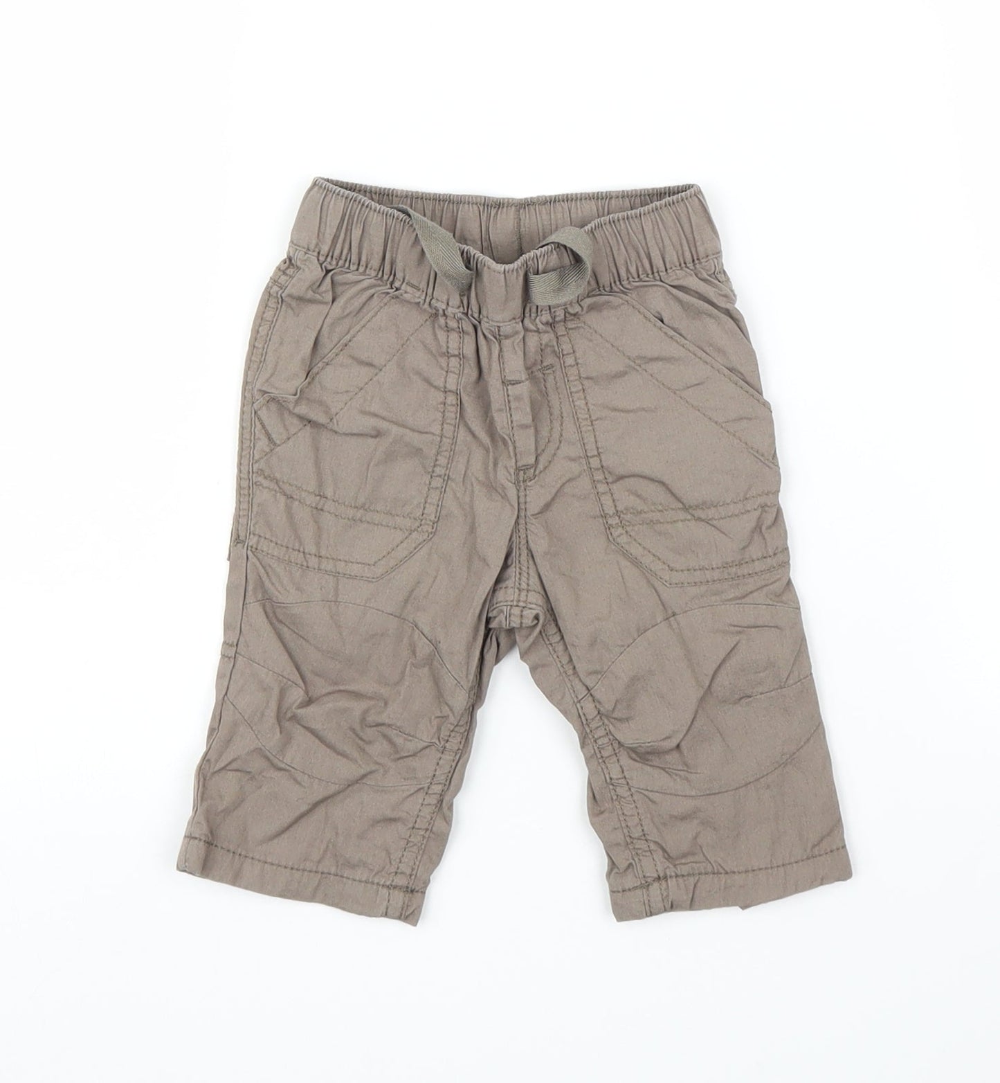 NEXT Boys Brown   Cargo Trousers Size 3-6 Months