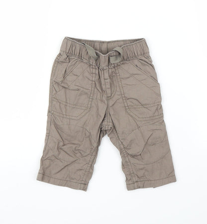 NEXT Boys Brown   Cargo Trousers Size 3-6 Months