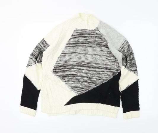 F&F  Womens White   Pullover Jumper Size 8