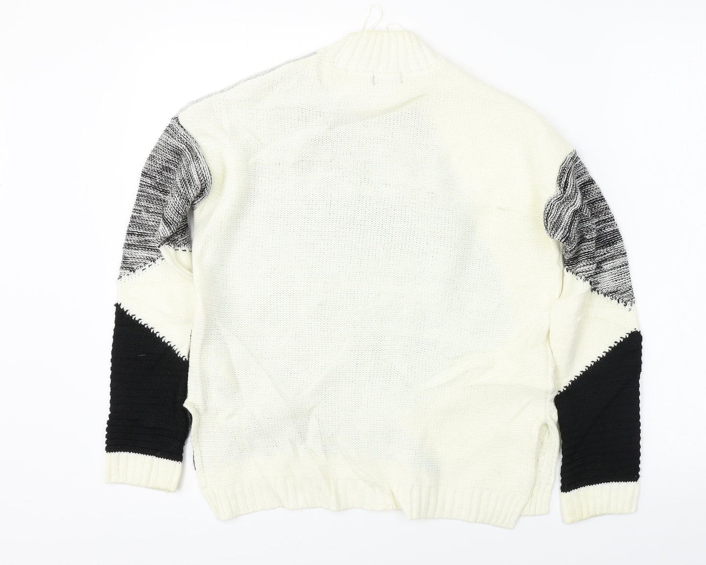 F&F  Womens White   Pullover Jumper Size 8