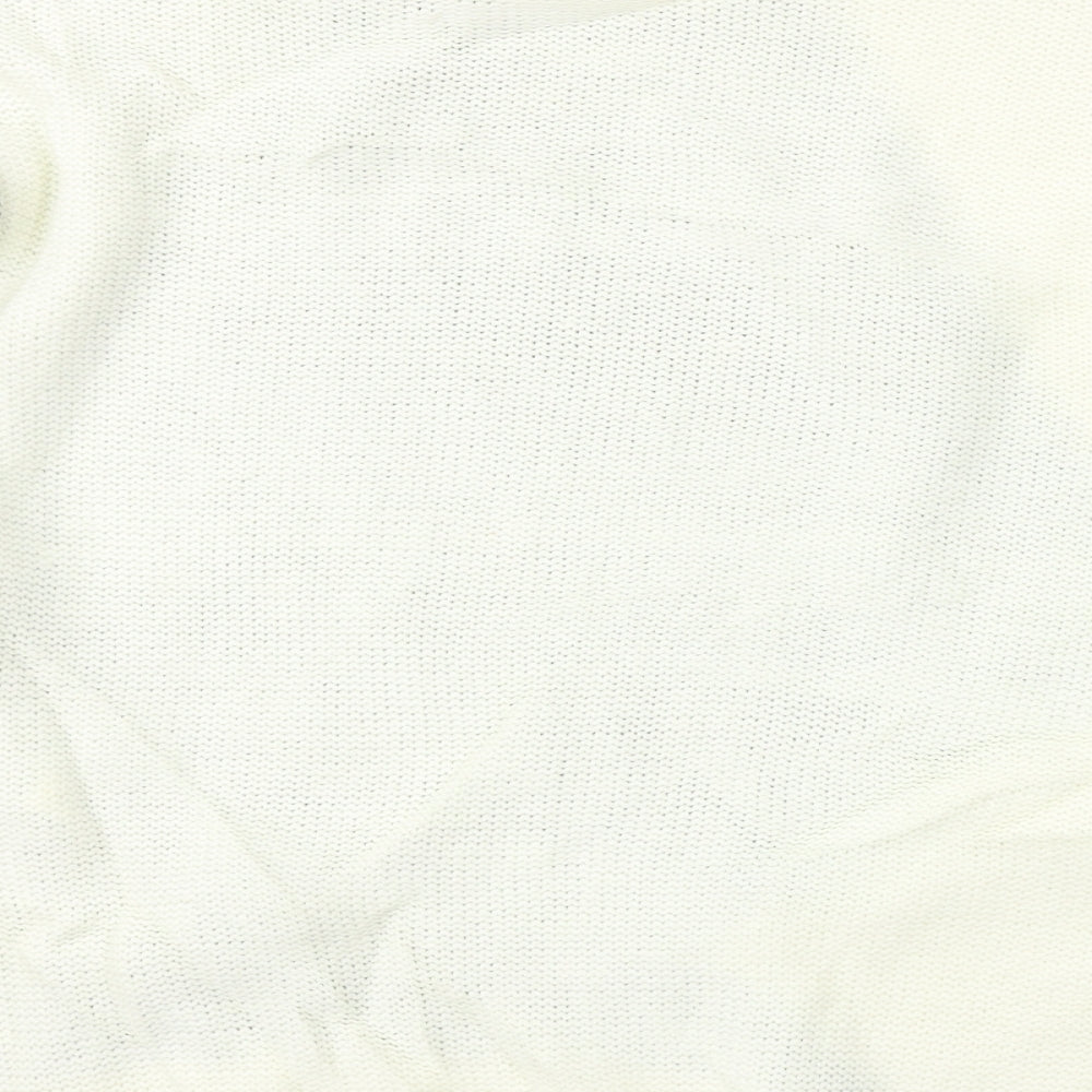 F&F  Womens White   Pullover Jumper Size 8