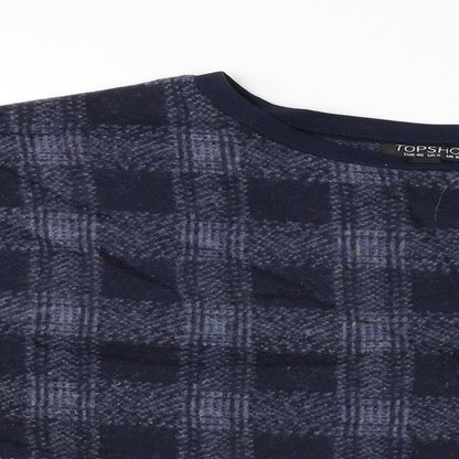 Womens UK Size 12 Topshop Blue Pullover Jumper