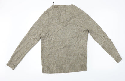 Womens UK Size M H&M Brown Pullover Jumper