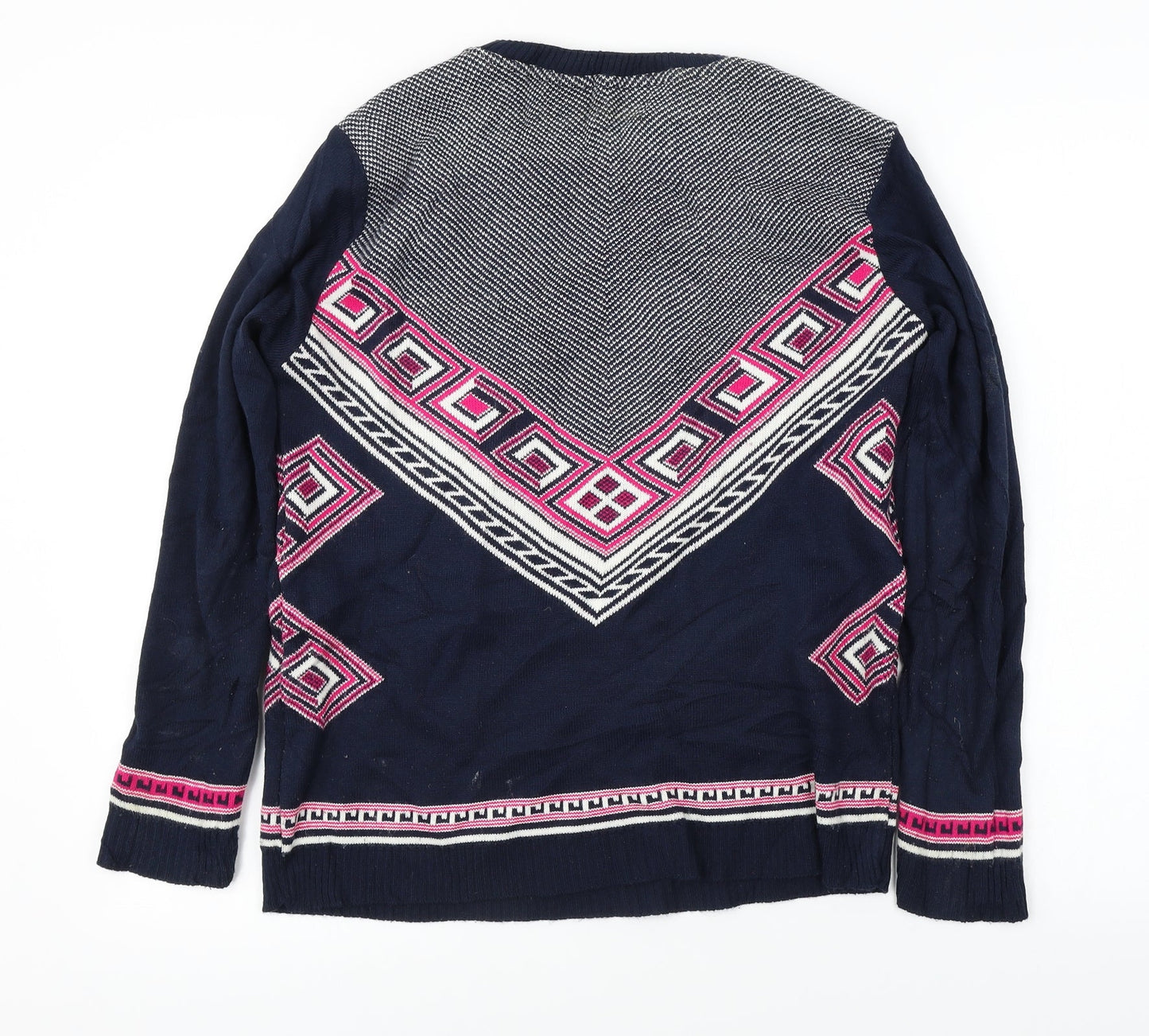 Womens UK Size M PARISIAN Blue Pullover Jumper