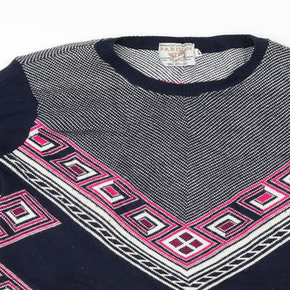 Womens UK Size M PARISIAN Blue Pullover Jumper