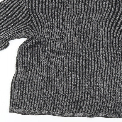 H&M  Girls Black   Pullover Jumper Size 12-13 Years