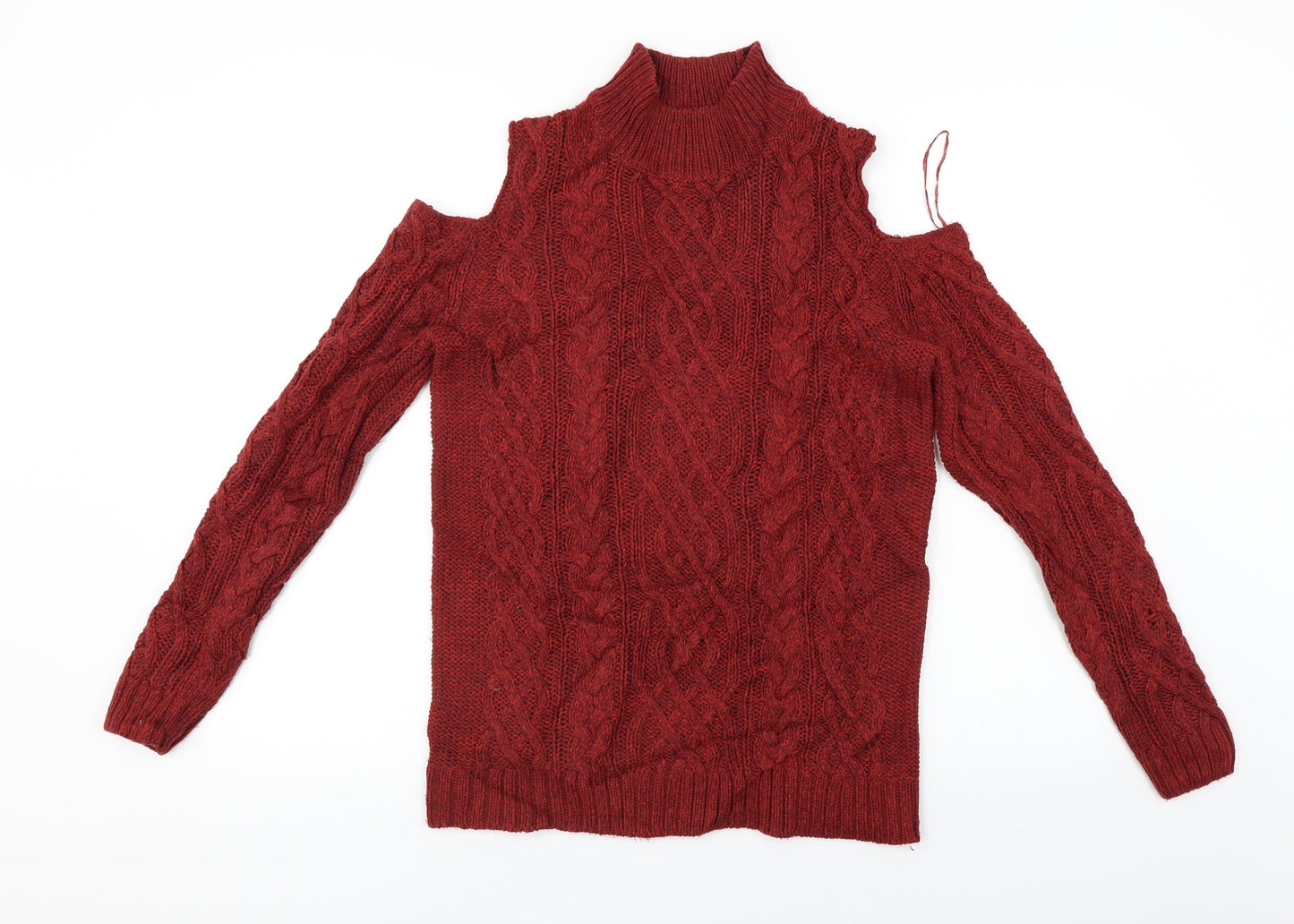 Womens UK Size M Matalan Red Pullover Jumper
