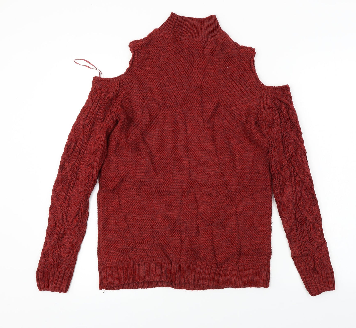 Womens UK Size M Matalan Red Pullover Jumper