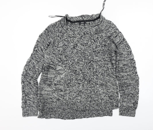 F&F  Womens Grey   Pullover Jumper Size 10