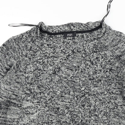 F&F  Womens Grey   Pullover Jumper Size 10