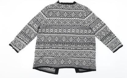 F&F Womens Black   Cardigan Jumper Size 8