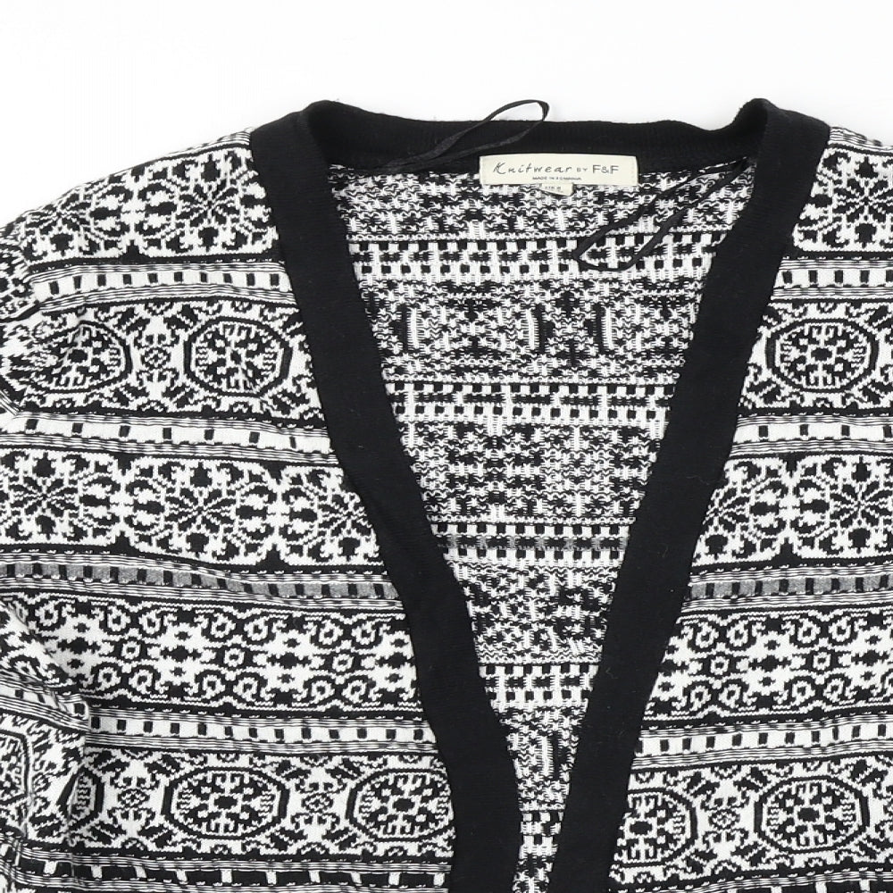 F&F Womens Black   Cardigan Jumper Size 8