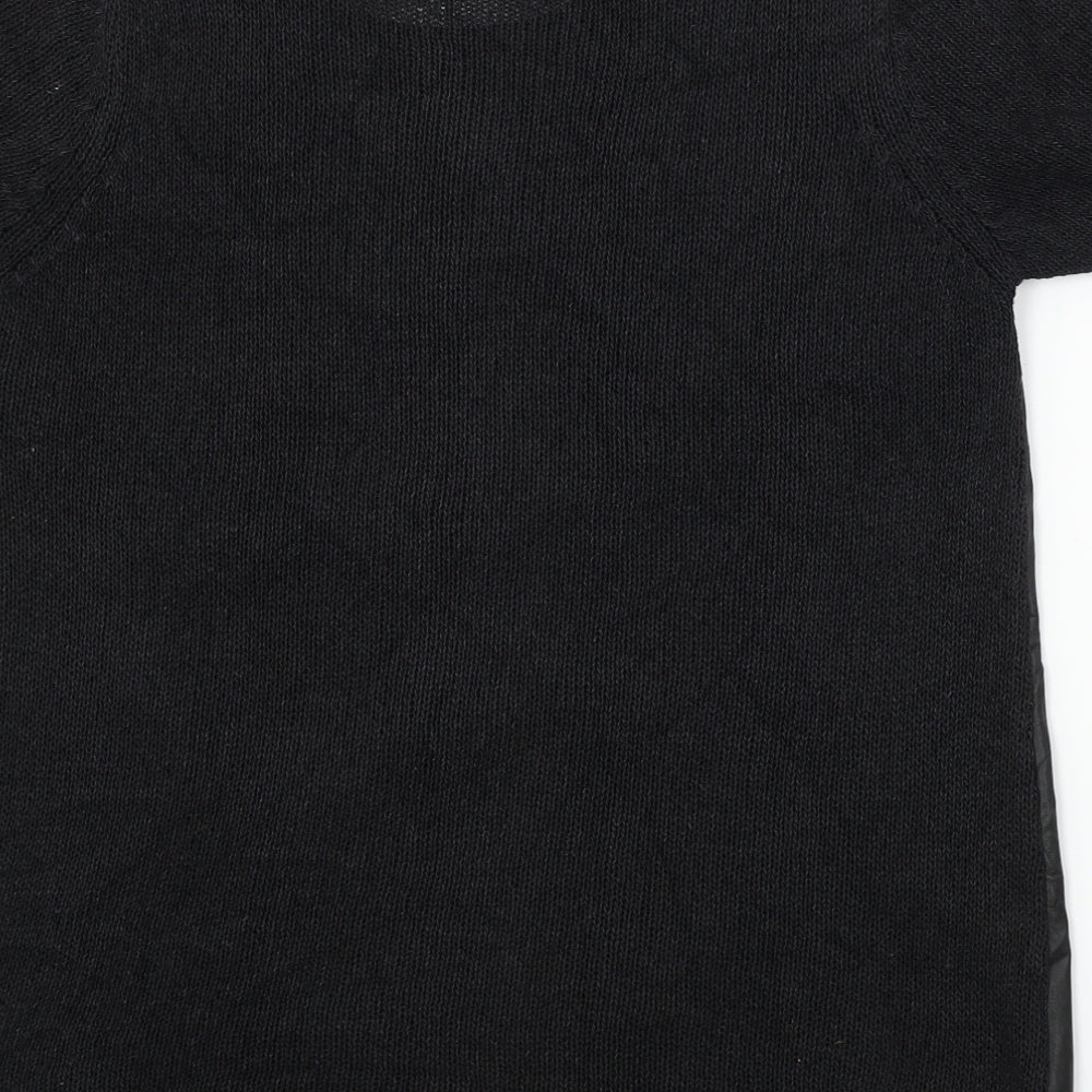 Womens UK Size 12 NEXT Black Basic T-Shirt