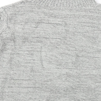 Womens UK Size L Papaya Grey Pullover Jumper