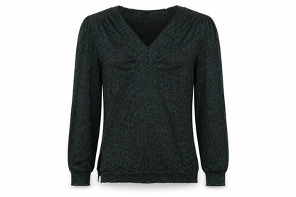 Womens UK Size 8 F&F Green Pullover Jumper