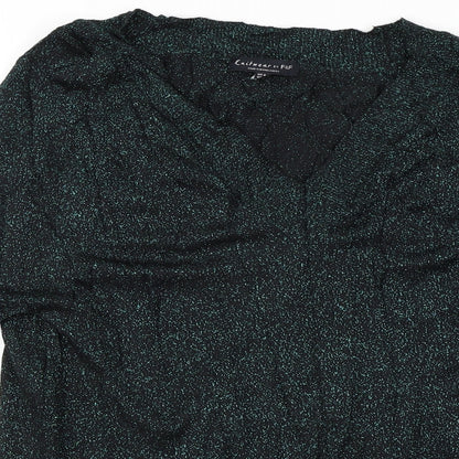 F&F Womens Green   Pullover Jumper Size 8