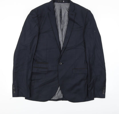 Mens UK Size 38 NEXT Regular Blue Suit Jacket