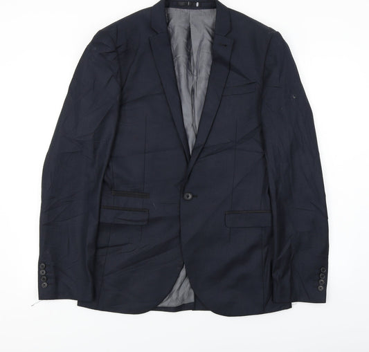 Mens UK Size 38 NEXT Regular Blue Suit Jacket