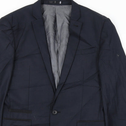 Mens UK Size 38 NEXT Regular Blue Suit Jacket