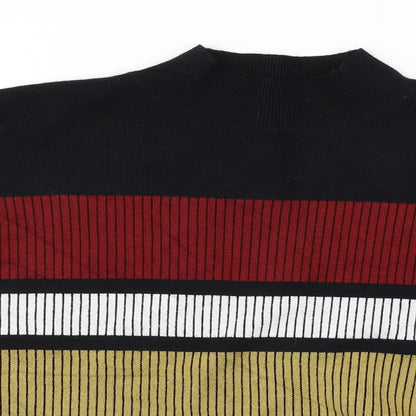 Womens UK Size 18 Papaya Black Pullover Jumper