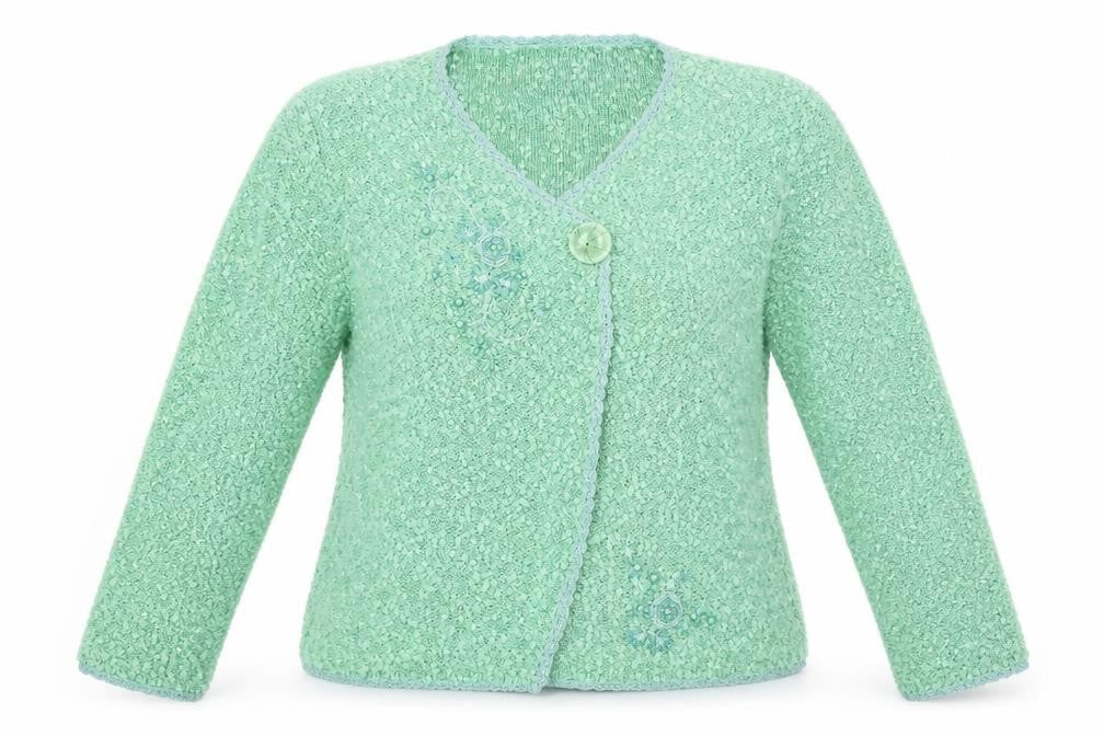 Womens UK Size L Preworn Green Pullover Jumper