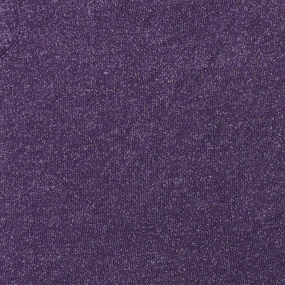 Womens UK Size S EWM Purple Basic T-Shirt