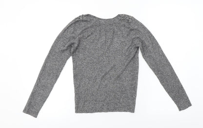 TU Womens Grey   Pullover Jumper Size 8