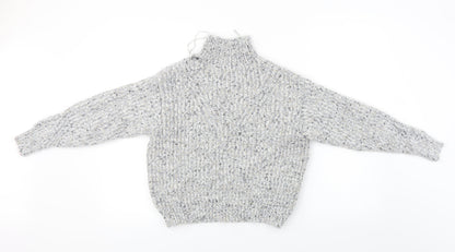 Womens UK Size XS Marks and Spencer Grey Pullover Jumper