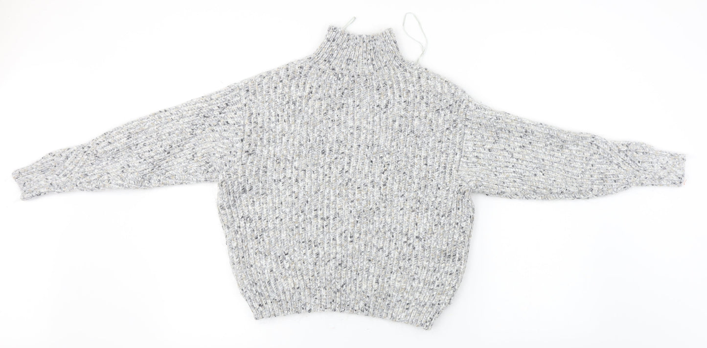 Womens UK Size XS Marks and Spencer Grey Pullover Jumper