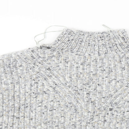 Womens UK Size XS Marks and Spencer Grey Pullover Jumper