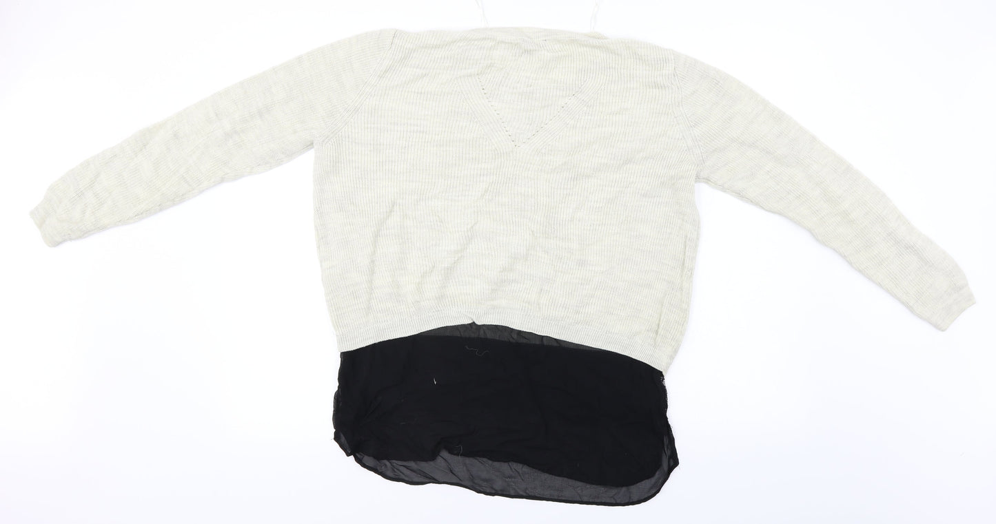 F&F  Womens Beige   Pullover Jumper Size 12