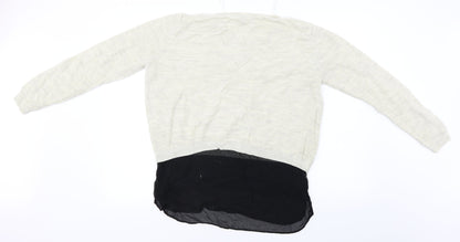 F&F  Womens Beige   Pullover Jumper Size 12