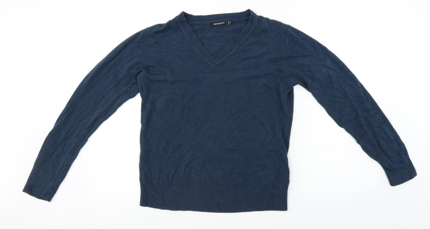 Womens UK Size 16 Atmosphere Blue Pullover Jumper
