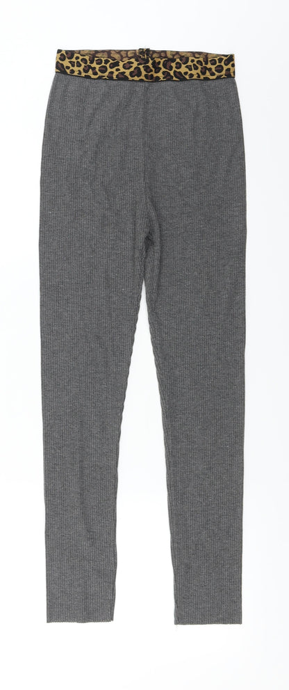 Womens UK Size XL Preworn Regular Fit  Grey Trousers