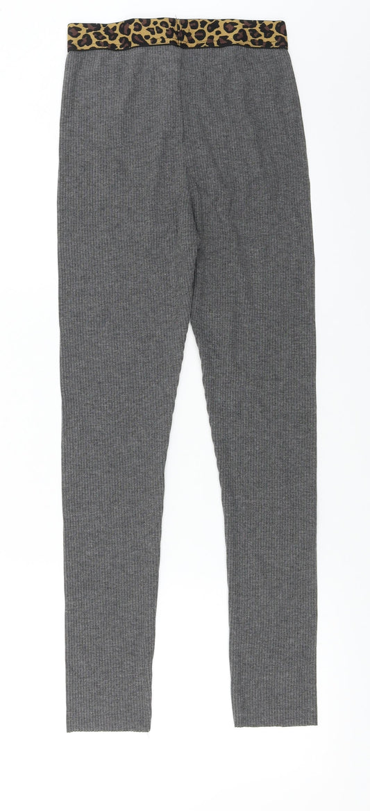 Womens UK Size XL Preworn Regular Fit  Grey Trousers