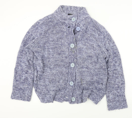 Womens UK Size XL BM Blue Cardigan Jumper