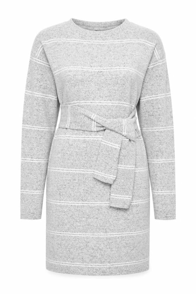 F&F Womens Grey Striped  A-Line  Size 6