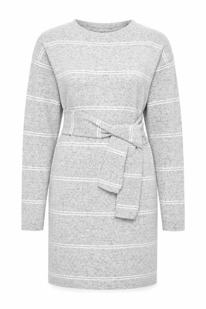 F&F Womens Grey Striped  A-Line  Size 6